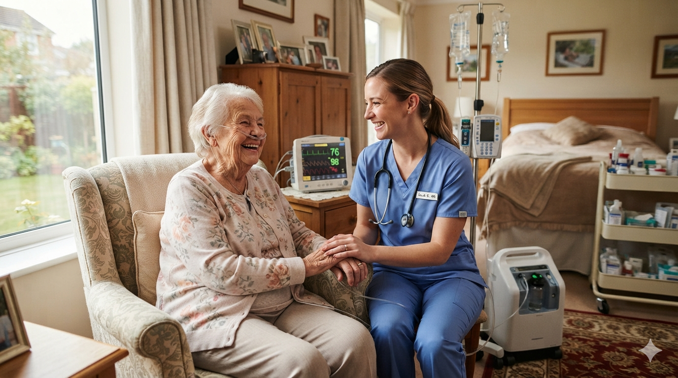 Elderly Care Illustration
